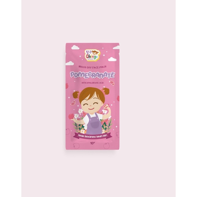 CHINGU BY KIYOWO WASH OFF MASK 10Gr BPOM APPROVED