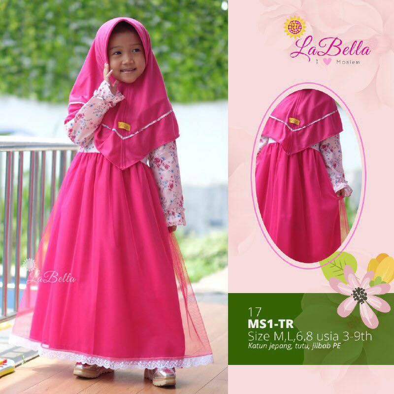 LABELLA GAMIS ANAK 3-8 TAHUN TUTU PREMIUM
