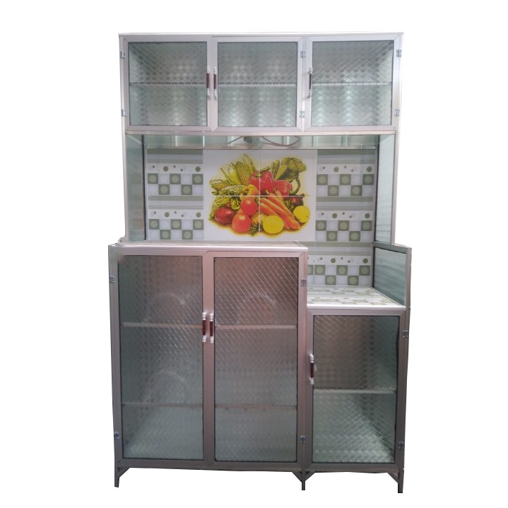  RAK  PIRING LEMARI  DAPUR  KERAMIK ALUMINIUM 3 PINTU Shopee 