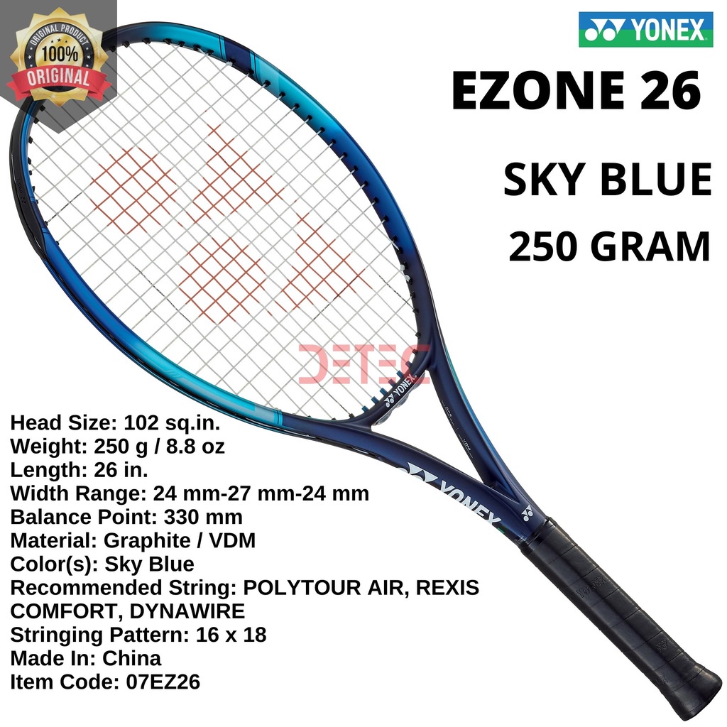 EZONE 26 250g Sky blue Yonex - raket tenis