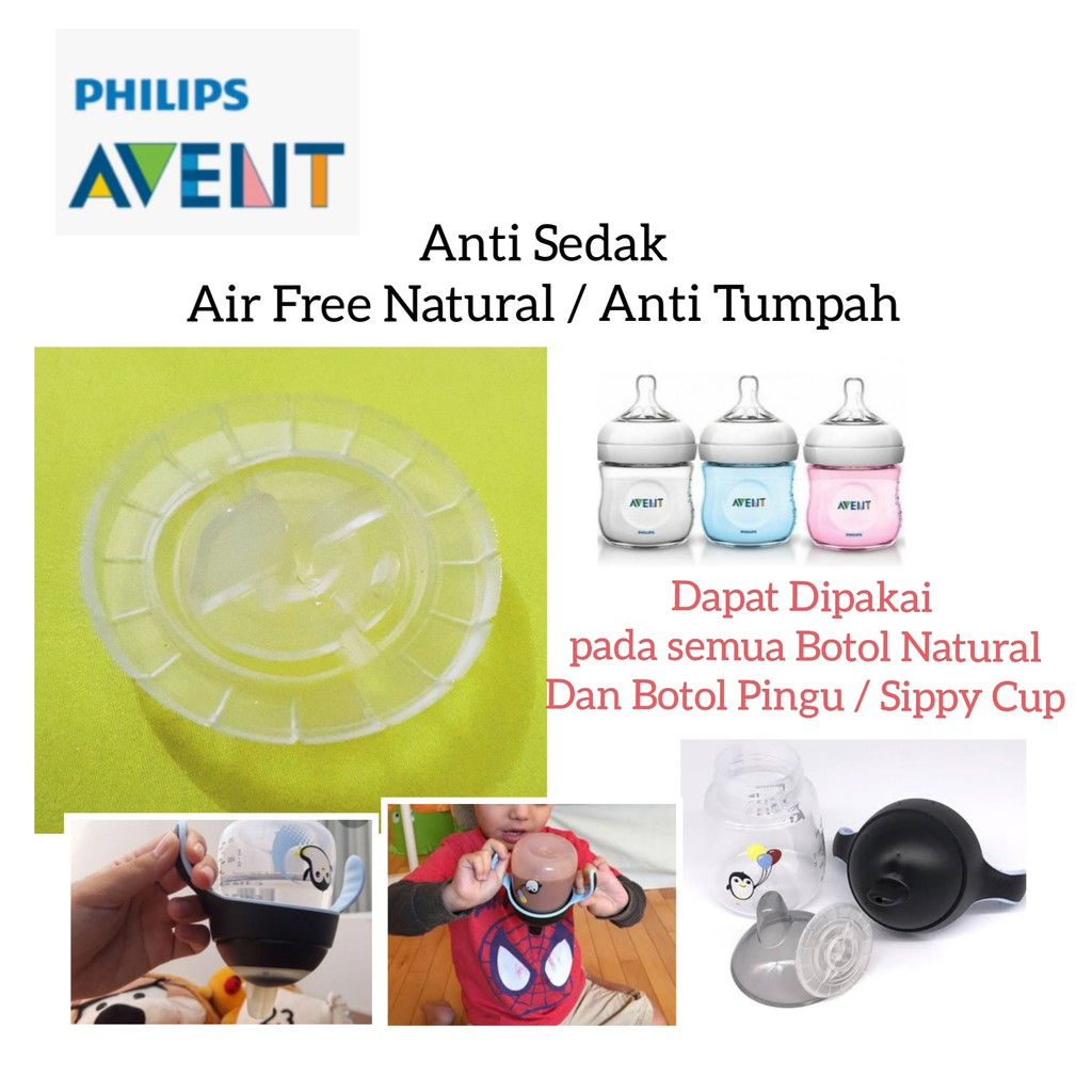 Valve Spout Philips Avent Anti tumpah / Anti Bocor Valve Spout Pingu Sip No Drip / anti sedak pingu avent