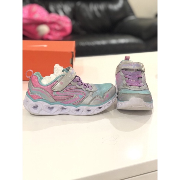 Preloved Sepatu Anak Perempuan Skechers Light Original