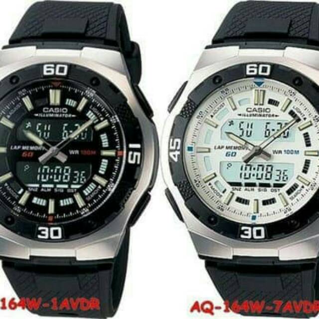 Jam Tangan Pria Casio AQ-164W Original Resmi / CO