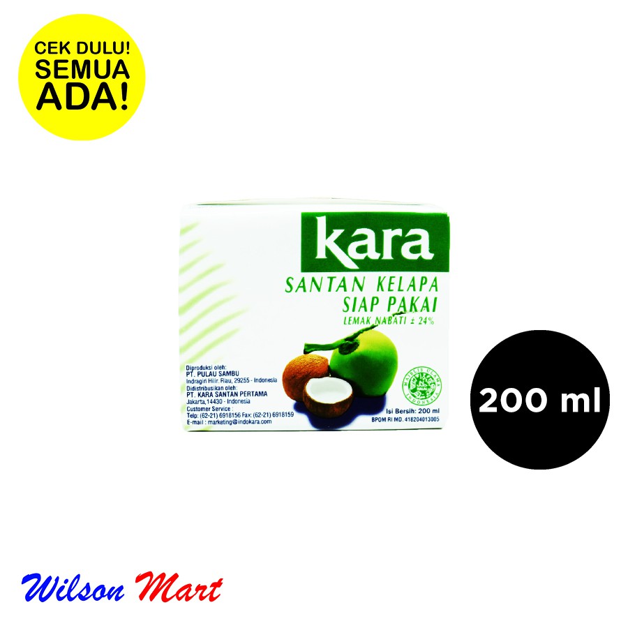 

KARA SANTAN KELAPA SIAP PAKAI 200 ML