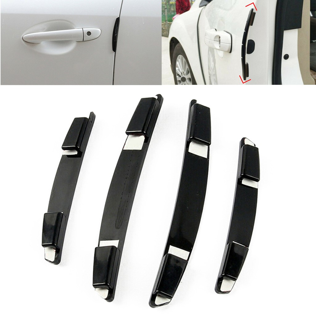 4pcs Universal Pelindung Pintu Mobil Edge Scratch Anti-Tabrakan protector Guard Strip Trim Pelindung Pinggiran Pintu Mobil Karet Pintu Mobil