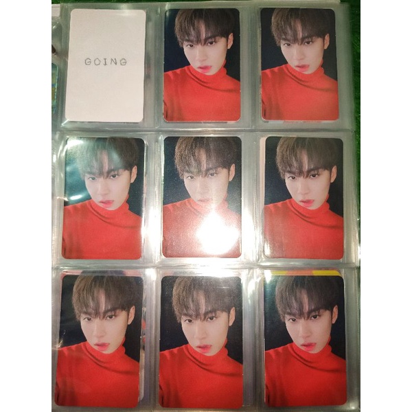 MINGYU GOMAGZ WHITE SEVENTEEN GOING MAGAZINE PHOTOCARD PC