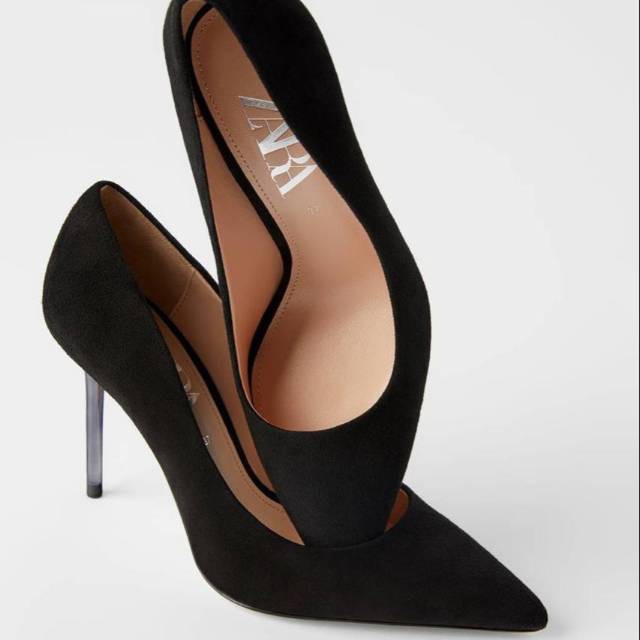 Sepatu Wanita ZR-151 Metallic Leather High Heeled Pumps