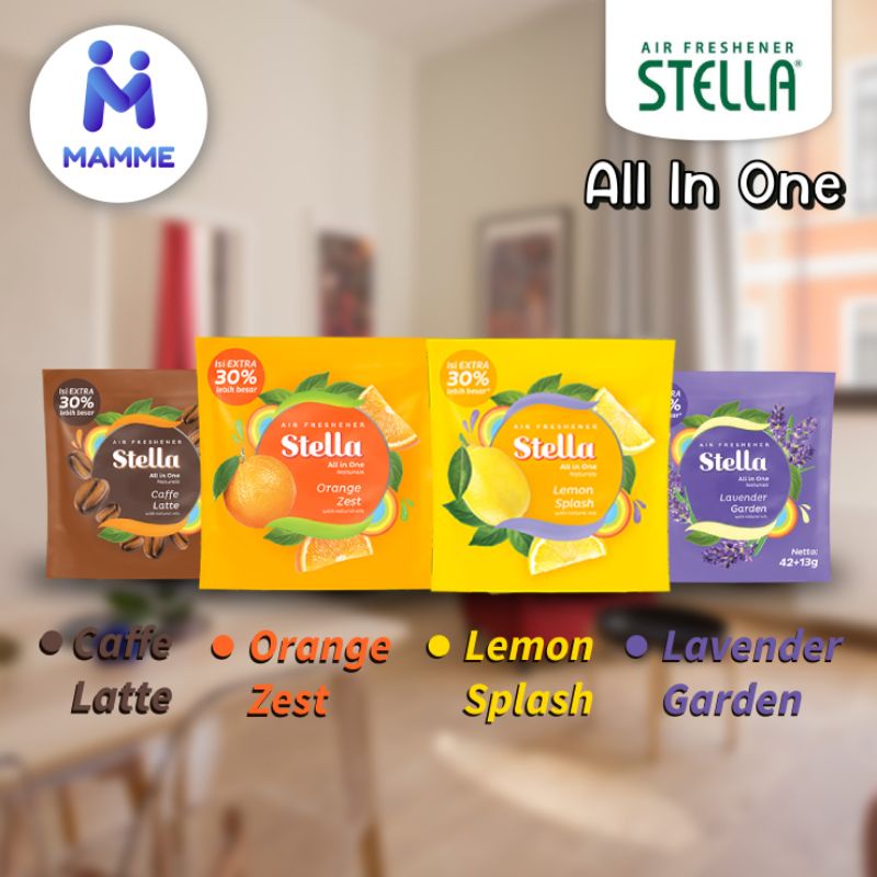 Stella All In One 42+13gr - Pengharum Ruangan