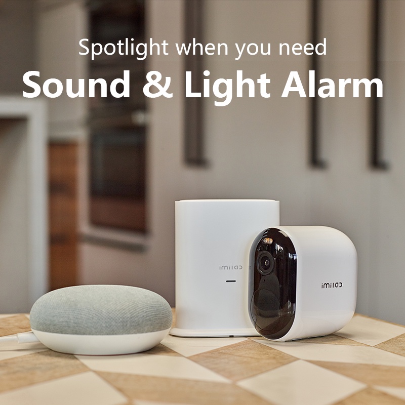 IMILAB EC4 Spotlight Battery Camera Set 2K 4MP Fov150°  Full Color Night Vision IMILAB App Operate