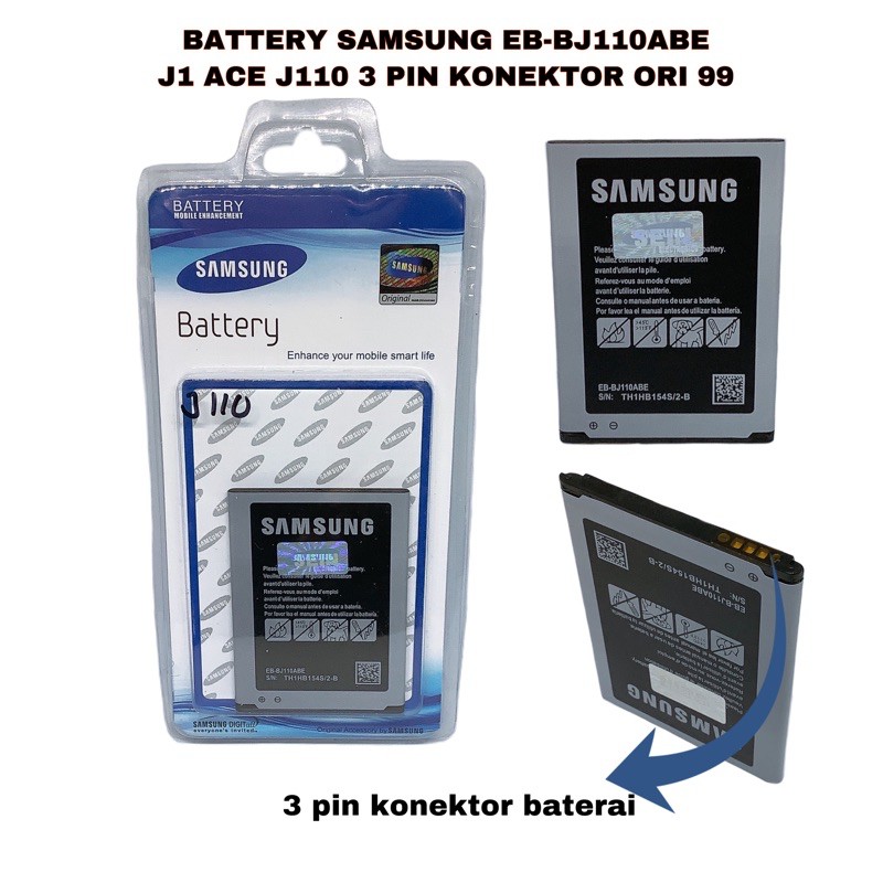 BATTERY SAM GALAXY J1 ACE EB-BJ110ABE ORIGINAL 99%