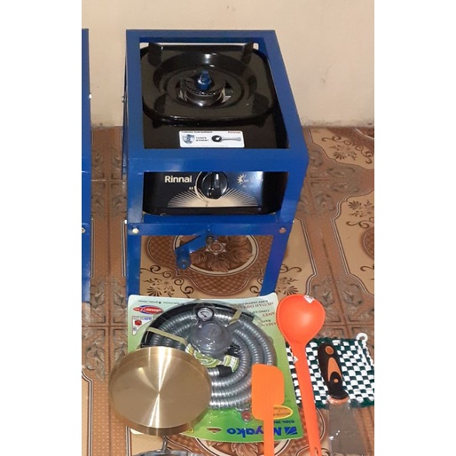 kompor dan wajan leker putar  1 set