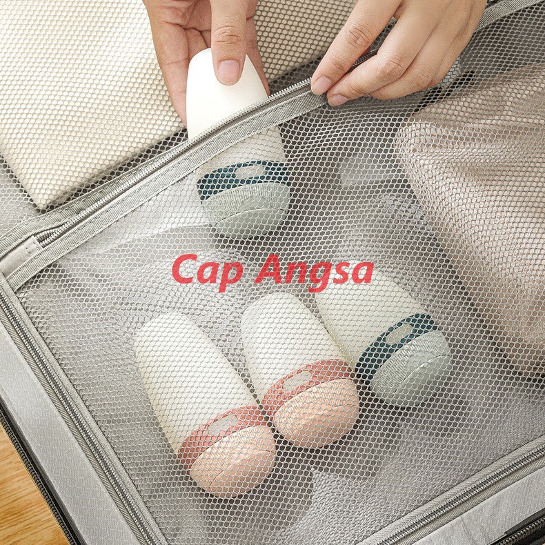 TRAVEL TOILETRIES TEMPAT SABUN CAIR BOTOL KOSONG REFILL SILIKON TUBE TEMPAT PENYIMPANAN ORGANIZER