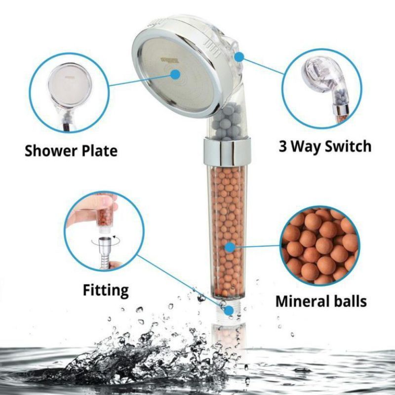 KEPALA SHOWER MANDI SHOWER IONIZER BEST