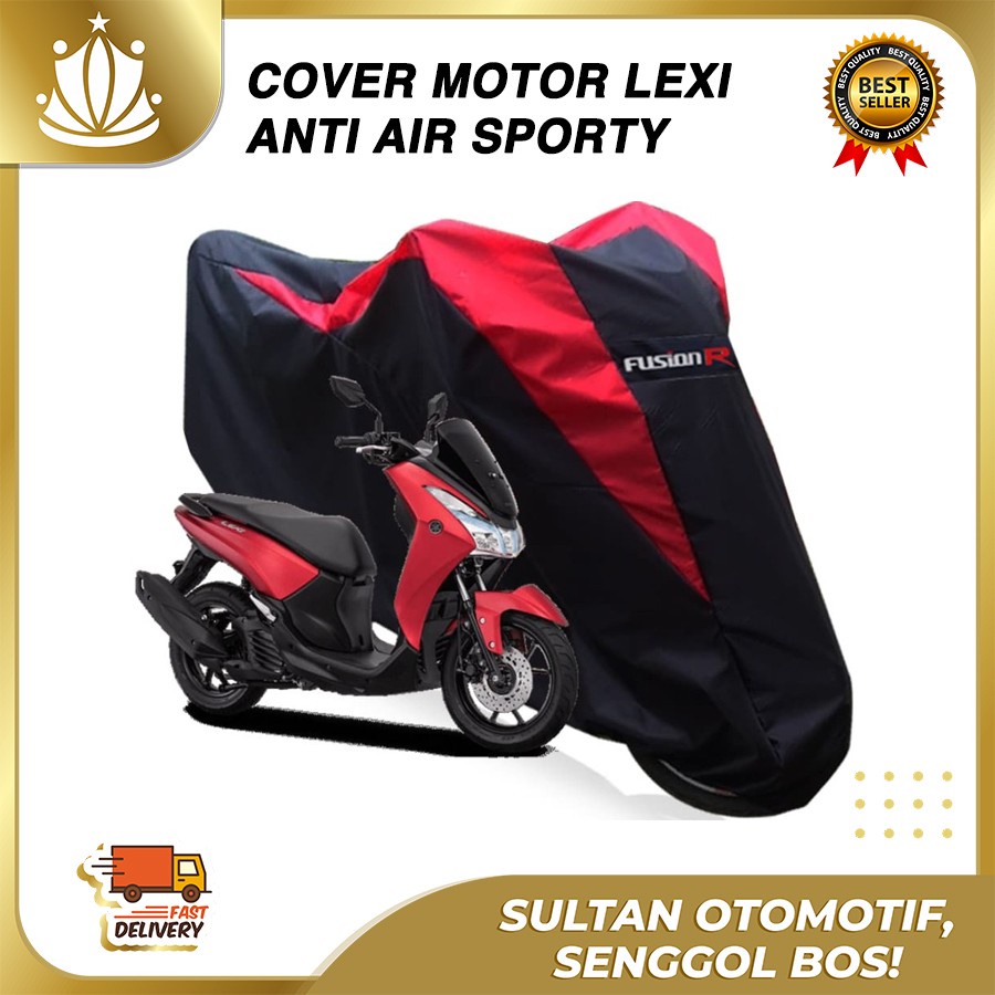 Sarung Motor Warna YAMAHA LEXI Waterproof / Penutup Motor Warna LEXI / Cover Motor Merek FUSION R