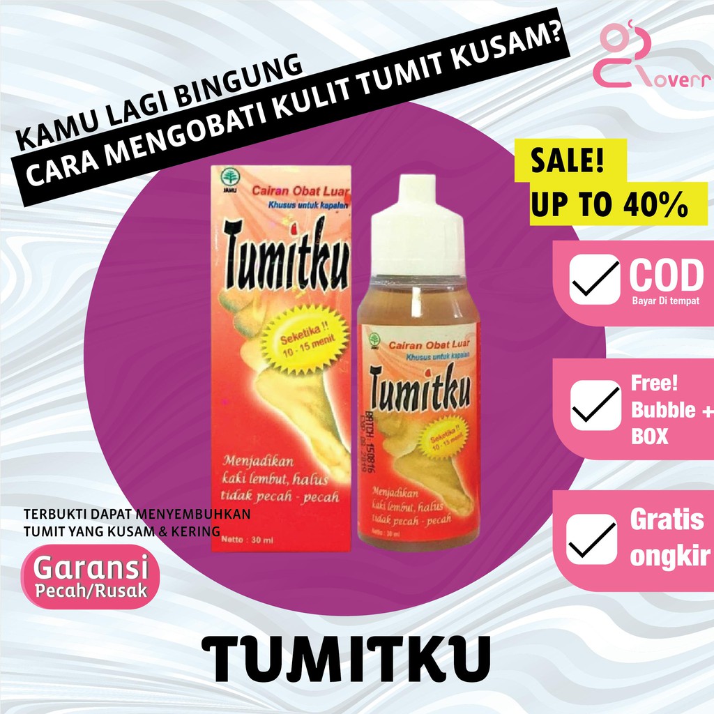 Tumitku Obat Herbal Mengatasi Kaki Pecah Pecah dan Kering Original Pelembab Kaki BPOM