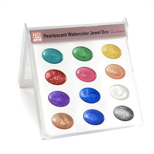 

Unik Kuretake Zig Pearlescent Watercolor Jewel Box - 12 Murah