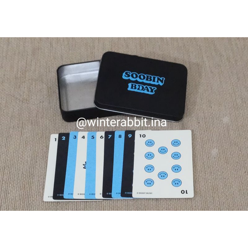 Sharing Soobin birthday party Photocard