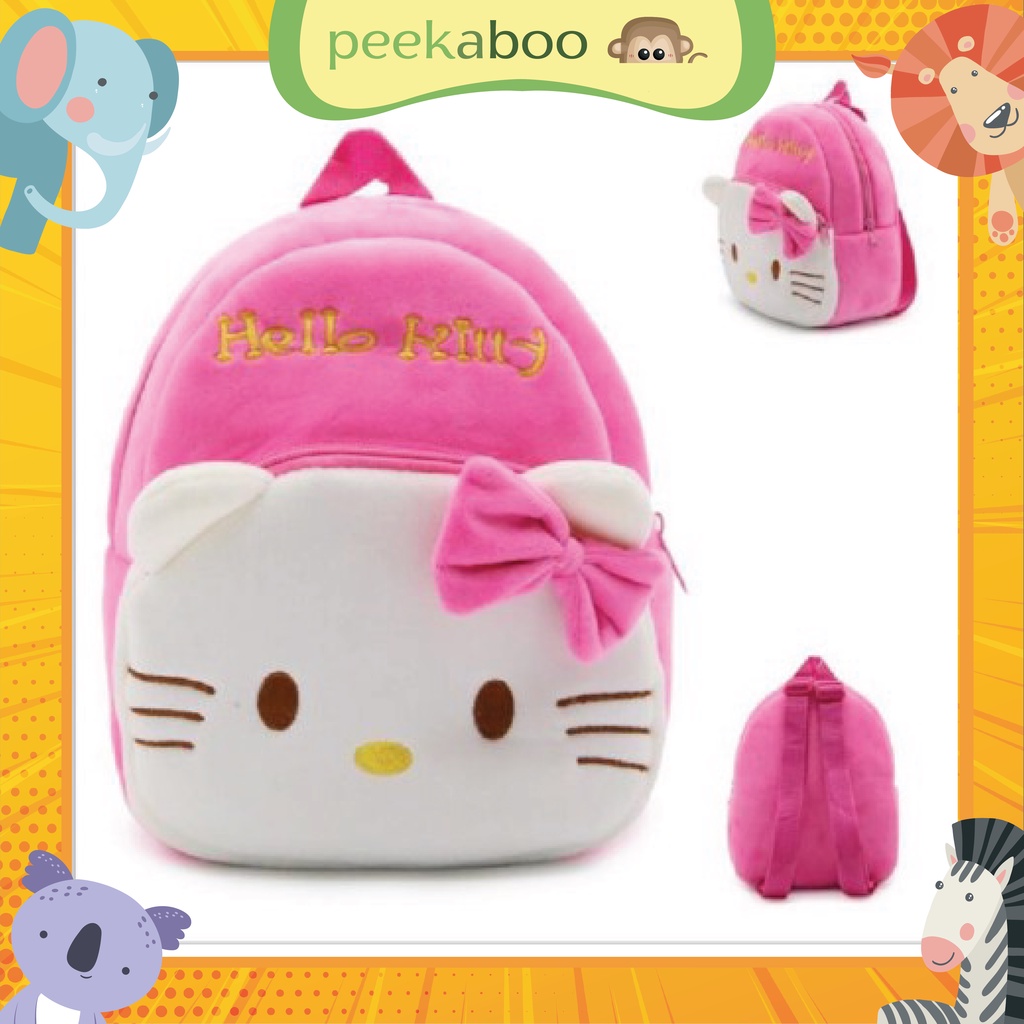 TAS ANAK RANSEL KECIL - HELLO KITTY PUTIH SEKOLAH KARTUN LUCU IMPOR LAKI PEREMPUAN COWOK CEWEK MURAH