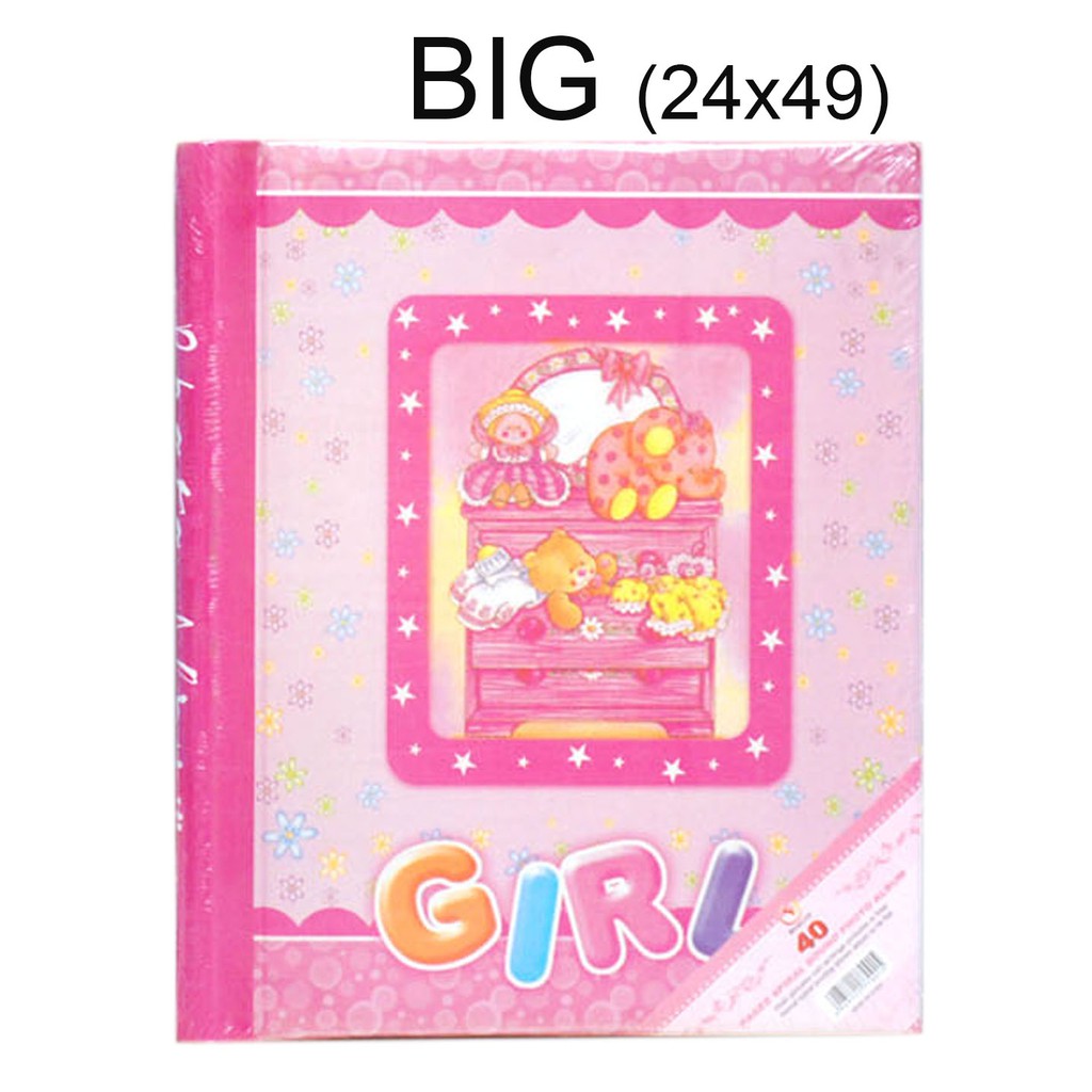 

Album Magnetic 40 pages seri BABY PINK-BLUE (BIG)