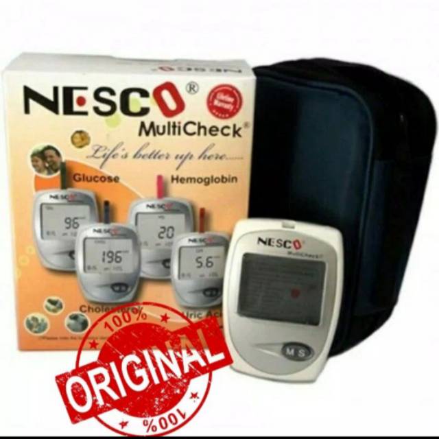 ALAT CEK GULA DARAH, ASAM URAT, KOLESTEROL (NESCO GCU)