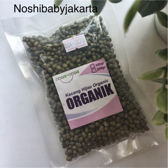 Kacang hijau Organic (6M +) 100 gr