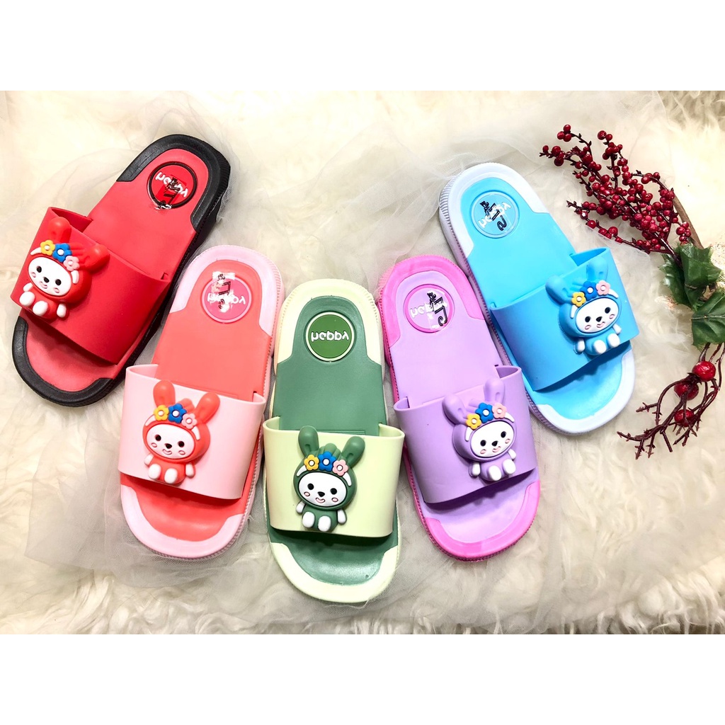 Sandal Anak Perempuan Melody Bunny Import Karet Size 30-35 Laluna 2021