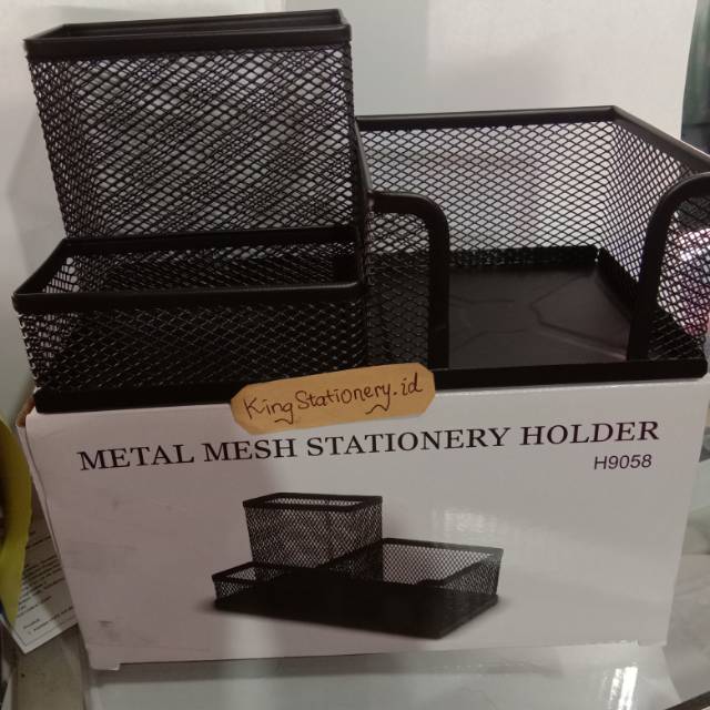 [PCS] Desk set Microtop Besi/tempat pensil meja