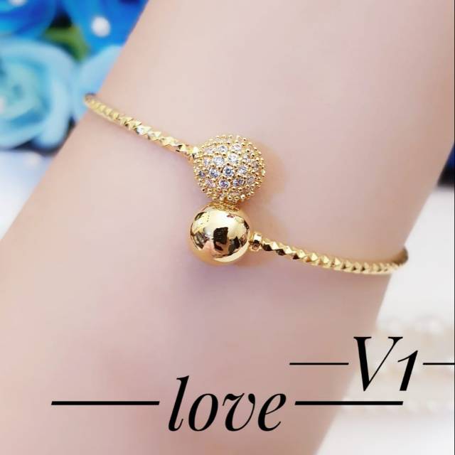 Xuping gelang lapis emas 24k 1122g