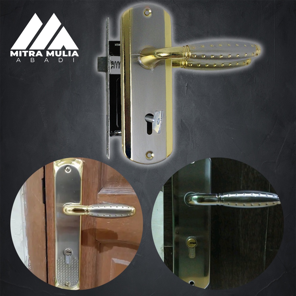 Kunci Pintu Kecil Top Safety Lock Komplit | Royale Series | 15CM | handle kunci pintu kumplit