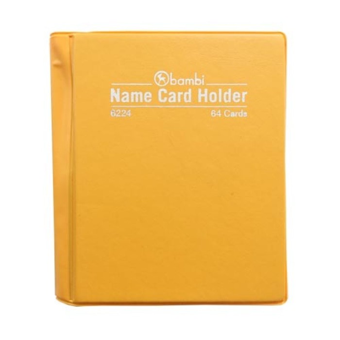 

BAMBI Name Card Holder 16 Lembar 64 Cards 6224