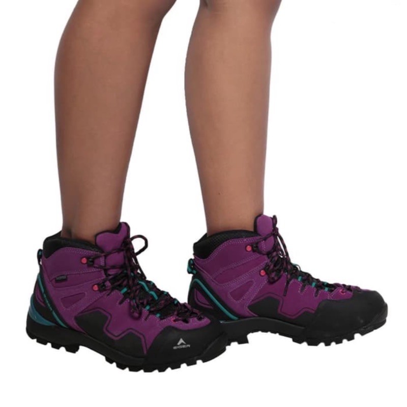 Sepatu Indonesian outdoor Walton WS purple