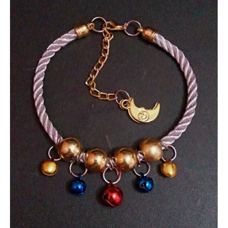 kalung kucing red loncang 5 nyaring bunyinya mewah dan elegant