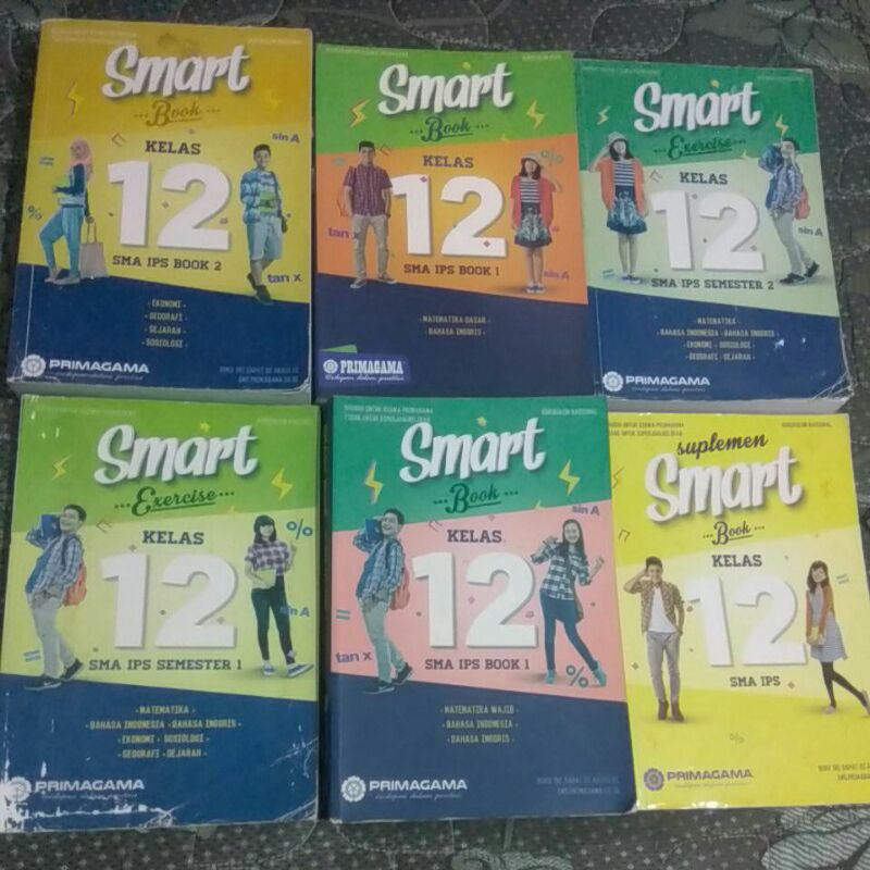 CHAT DULU preloved buku bimbel primagama smart exercise 12 ips sma smart book sbmptn utbk soshum ori