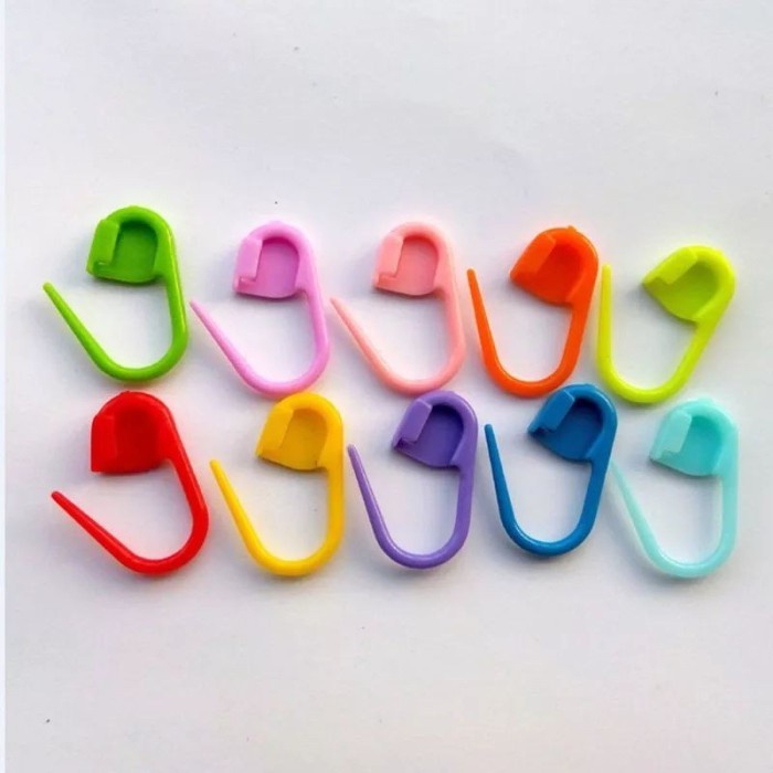 PENITI HIJAB RAINBOW BAHAN PLASTIK HARGA 1PCS