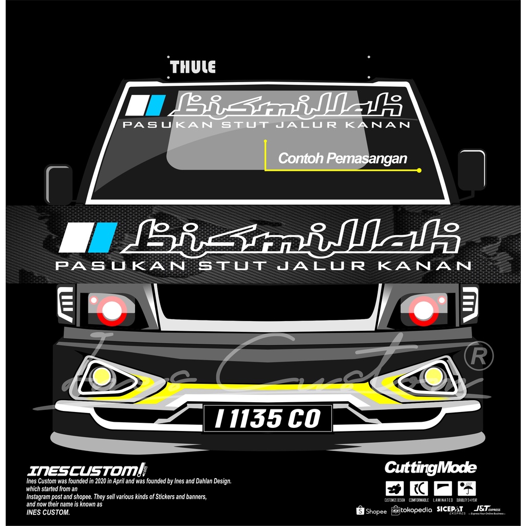 STIKER KACA L300 STIKER L300