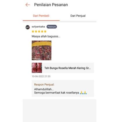 

V-AIR】 〔✔】 Teh Bunga Rosella Merah Kering Grosir Rosela Merah 500 Gram kualitas super