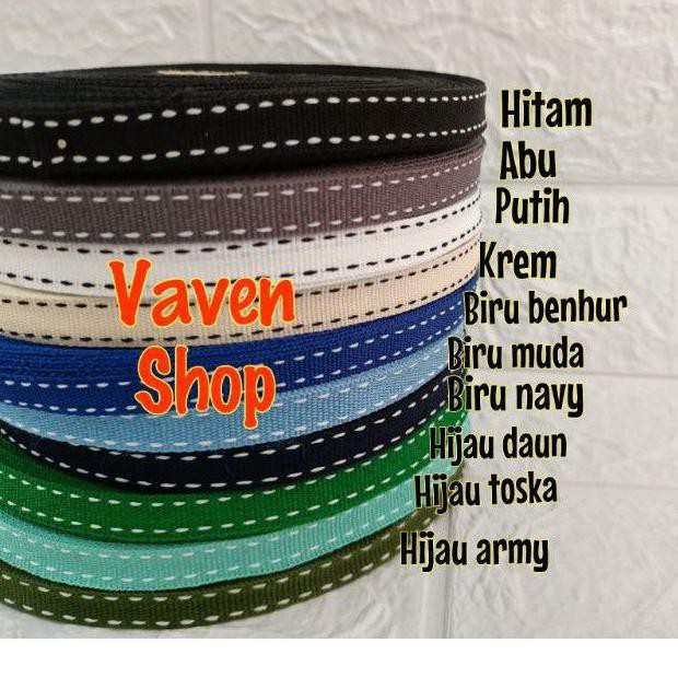 

[READY STOCK] Pita Grossgrain/Pita Polyster Motif Garis 1 cm
