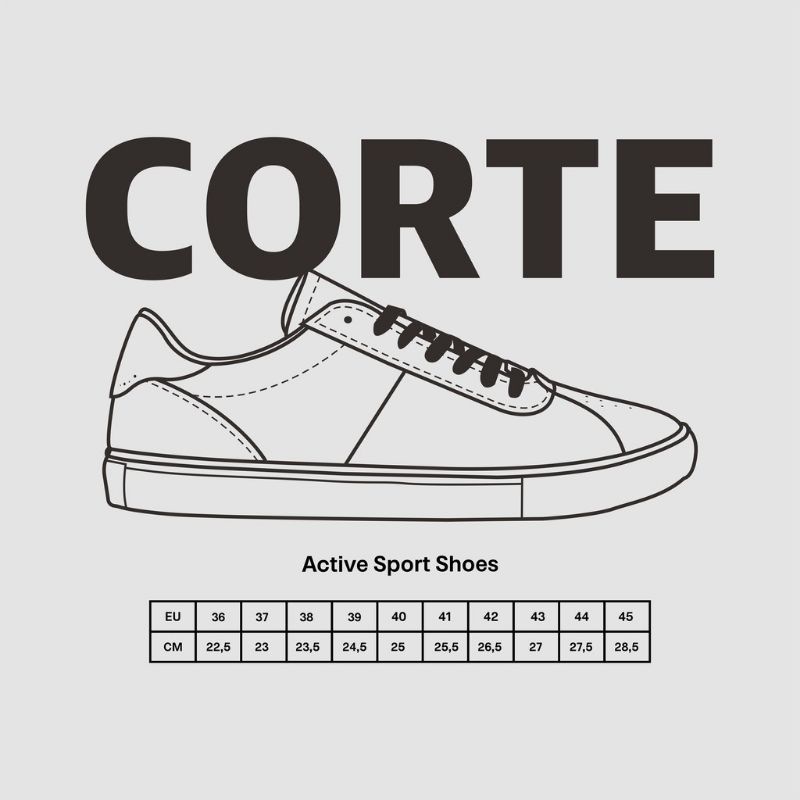Sepatu Pria Brodo Corte [Black WS/Black BS/White WS] Produk Lokal Indonesia-8