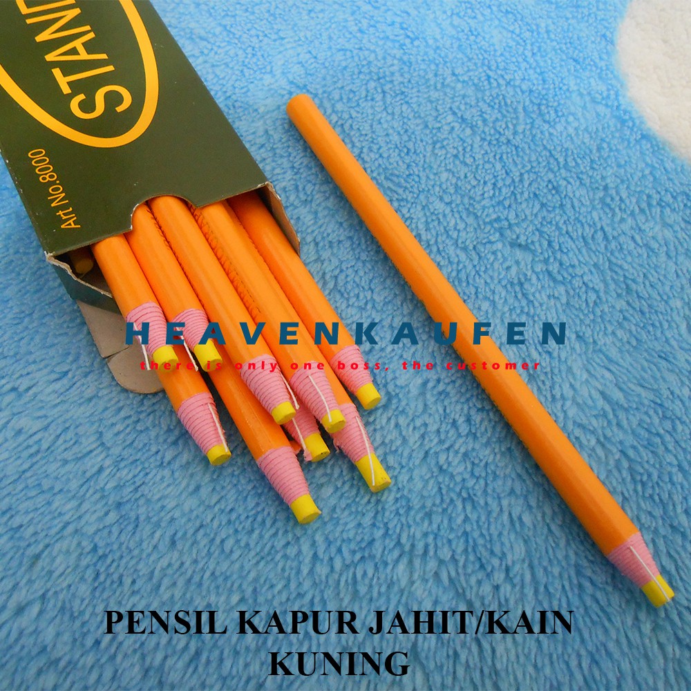 Kapur Kain / Kapur Jahit Bentuk Pensil Warna Kuning