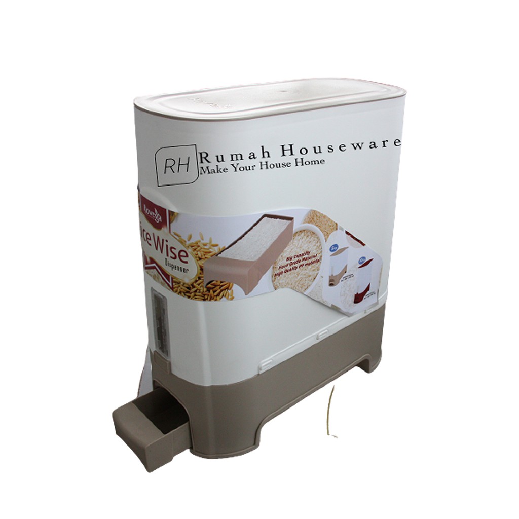 ROVEGA Rice Box 15 Kg RCB-10 Tempat Penyimpanan Beras
