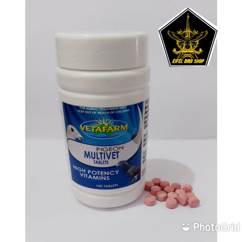 MULTIVET VETAFARM obat merpati roemah veta jamu merpati