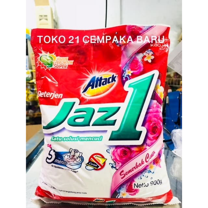 Attack Jaz1 SEMERBAK CINTA Deterjen Bubuk 800 gram | Attack Murah 800g