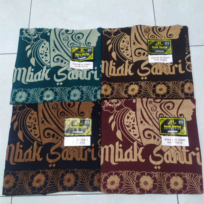 SARUNG SANTRI PUTRI MBAK SANTRI TERBARU 2022 by BATIK HARISA BAHAN RAYON HALUS DAN ADEM JAHITAN DOBEL