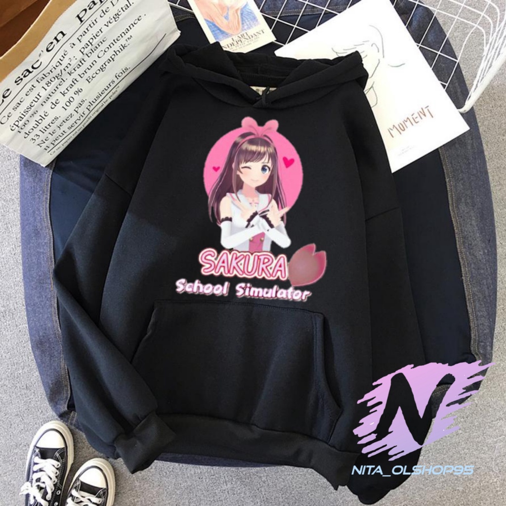 HOODIE SAKURA SCHOOL SIMULATOR SWETER ANAK SAKURA TERBARU