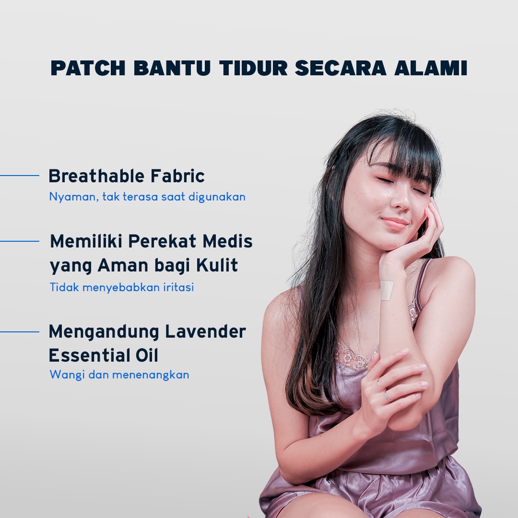 Sleep Patch - Lunafore - Melatonin - Sticker 18 Pcs - Bantu Tidur