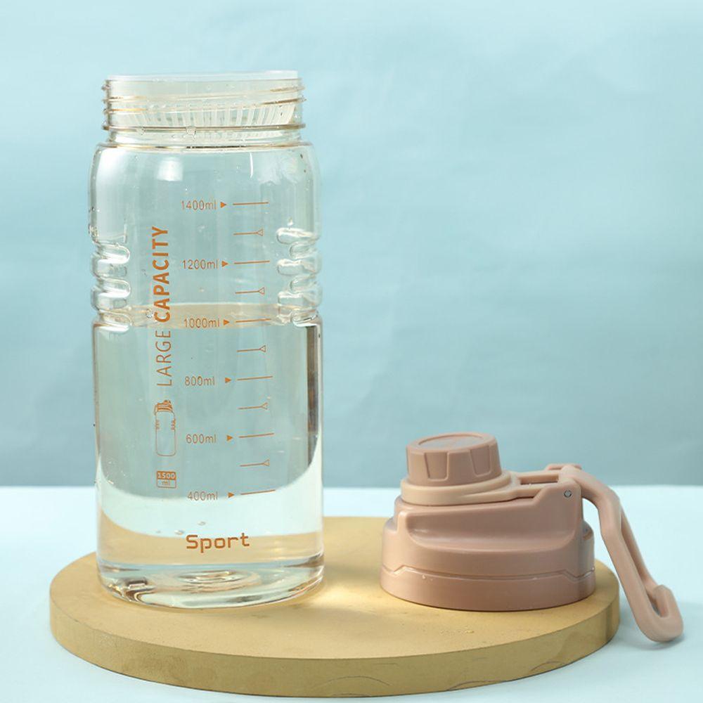 Solighter 1500ml Botol Air Gym Fitness Transparan Anti Bocor Water Jugs