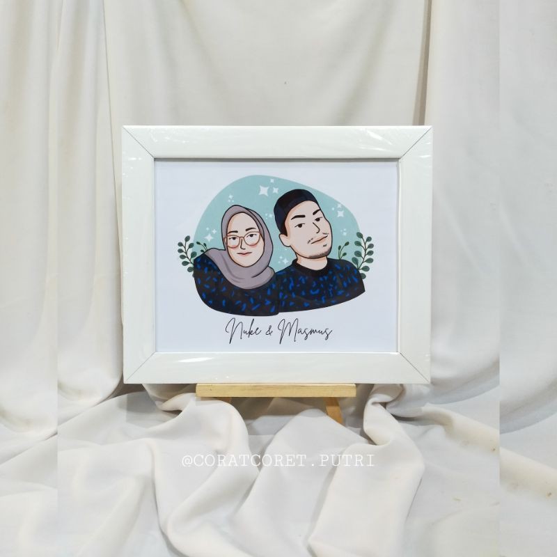 

Kado Ilustrasi Wedding Ultah Anniv Wisuda (Include Box Aesthetic)