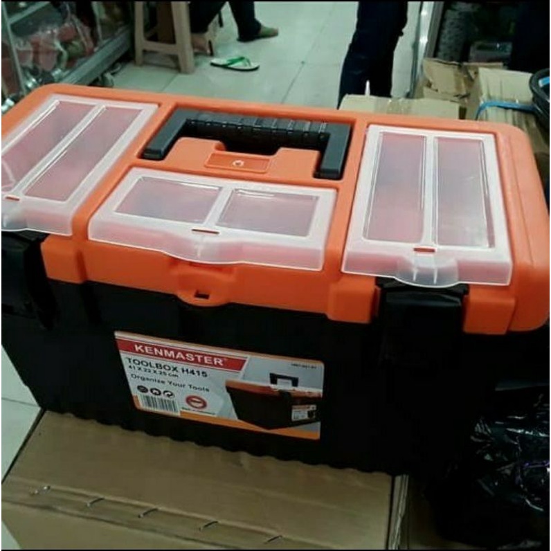 TOOL BOX KENMASTER H415 TOOLBOX SERBA GUNA KENMASTER H 415 KOTAK PENYIMPANAN BARANG