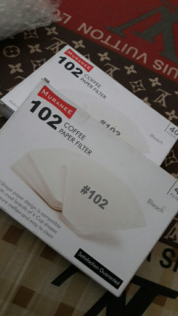 Muranee Flat Bottom Paper Filter 02 Isi 40 Pcs Kertas Saring Drip Kopi