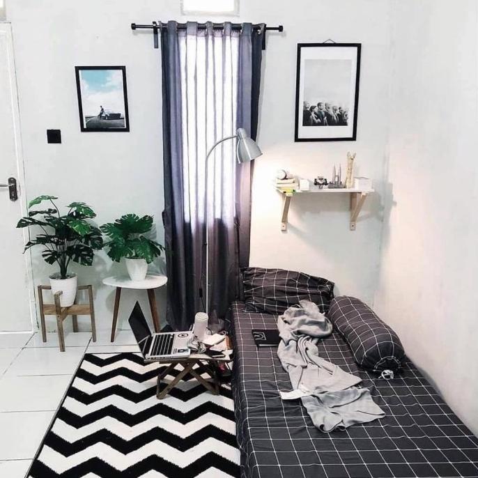 Sprei Kotak Hitam Marco Ukuran 180X200 160X200 120X200 Terlaris